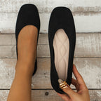 Damen Ballerinas aus atmungsaktivem Strickmaterial mit bequemer Fußbettung R&B