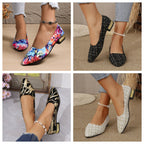 Damen Elegante Ballerinas mit extravaganten Goldakzenten R&B