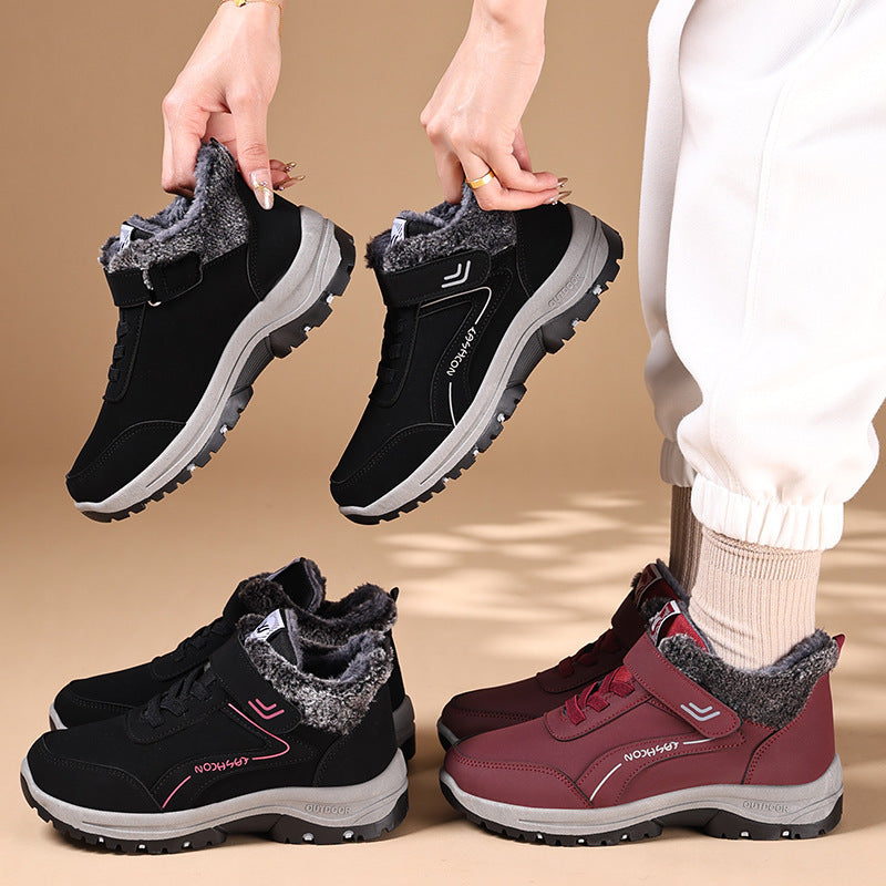 Damen Isolierte Winterstiefel mit rutschfester Sohle und kuscheligem Innenfutter R&B