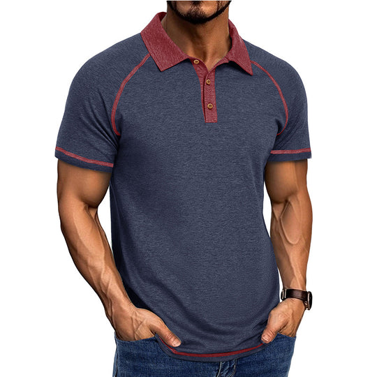R&B | Kurzärmeliges Herren-T-Shirt mit Revers