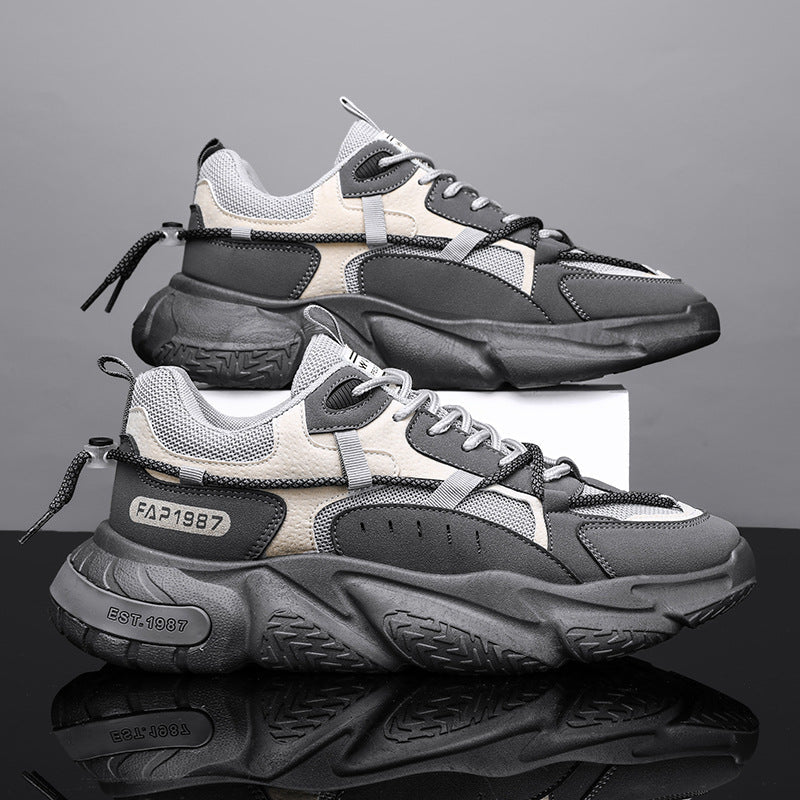 Damen Sportliche Chunky Sneakers mit modischem Mesh-Design und erhöhter Dämpfung
