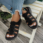 Damen Sportliche Komfort-Sandalen mit verstellbarem Riemen R&B