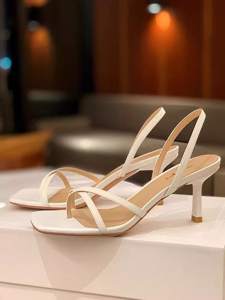 Damen elegante High Heel Sandalen mit verstellbaren Riemchen R&B