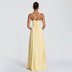 Damen Elegantes Abendkleid mit verführerischem Herzausschnitt und fließendem Schnitt R&B