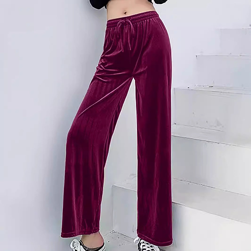 Damen Freizeit-Hosen mit elastischem Bund und weitem Schnitt R&B