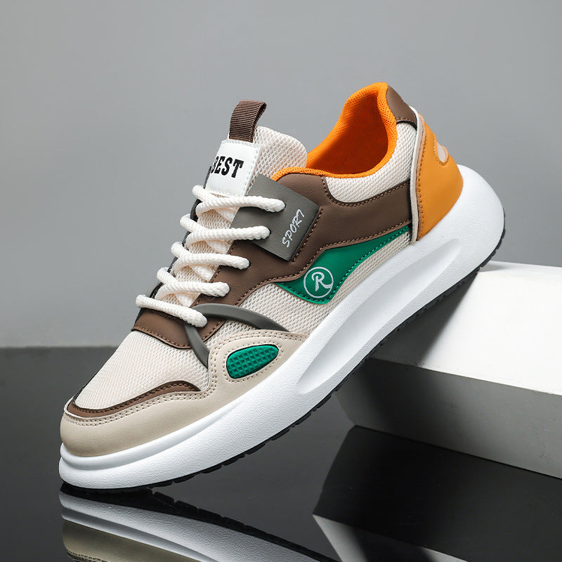 Herren Sportliche Freizeit-Sneaker mit atmungsaktiver Mesh-Oberfläche und rutschfester Sohle R&B