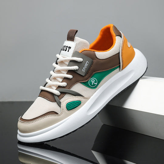 Herren Sportliche Freizeit-Sneaker mit atmungsaktiver Mesh-Oberfläche und rutschfester Sohle R&B