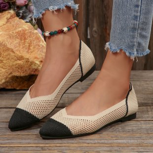 Damen Ballerinas mit luftiger Netzstrukturoberfläche R&B