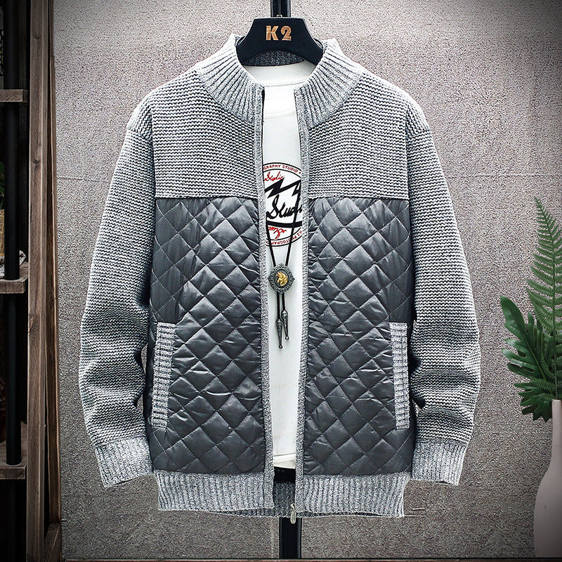 Herren gesteppte Freizeitjacke mit strukturiertem Obermaterial R&B