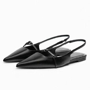 Damen elegante Slingback Ballerinas R&B
