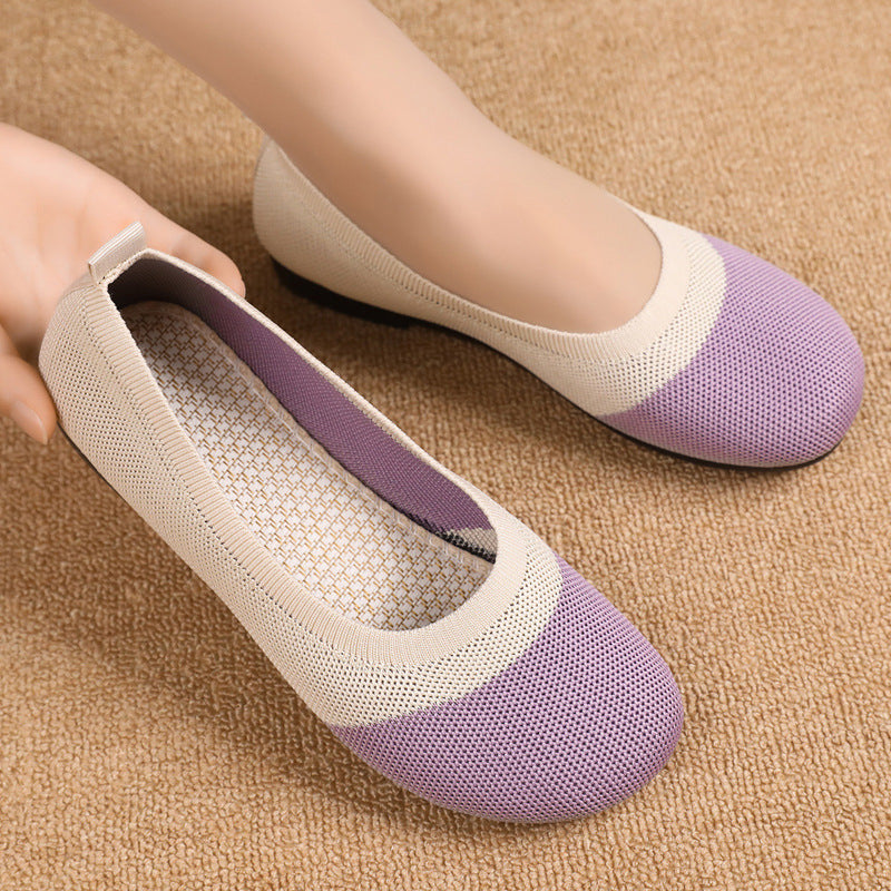 Damen Komfortable Ballerinas mit atmungsaktivem Obermaterial R&B