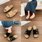 Damen Komfortable Sandalen mit verstellbaren Schnallen EB