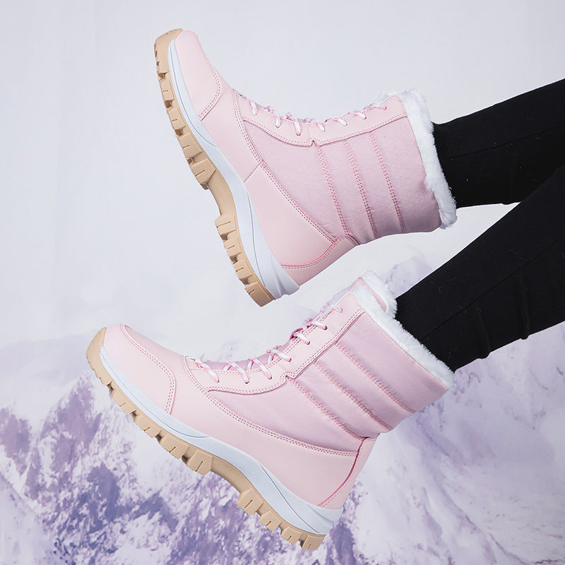 Damen Winterstiefel mit isolierter Fütterung und rutschfester Profilsohle R&B