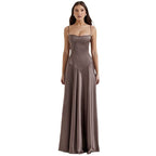 Damen Elegantes Abendkleid mit tailliertem Schnitt und schwingendem Rock R&B