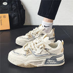Damen trendige Plateausneakers mit einzigartiger Sohlenkonstruktion R&B