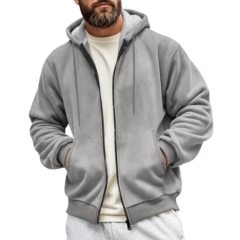 Herren Kapuzenpullover mit innovativem Material und praktischen Taschen R&B