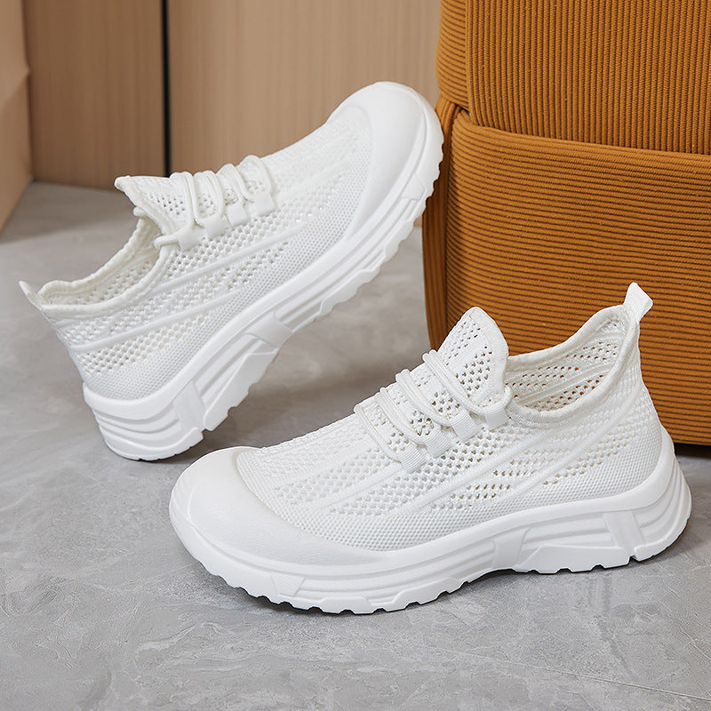 Damen Komfortable und atmungsaktive Freizeitsneaker mit elastischem Schnürsystem R&B