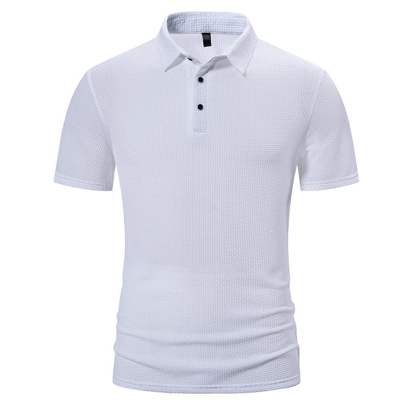 Herren Polohemd mit strukturiertem Design und modernen Akzenten