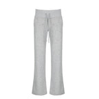 Damen Flared Sweatpants mit elastischem Bund und verstellbarem Kordelzug R&B