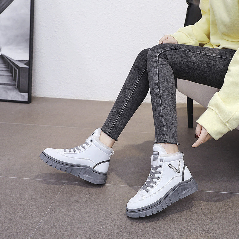 Damen Hohe Winterstiefel mit kuscheligem Innenfutter und robustem Sohlenprofil R&B