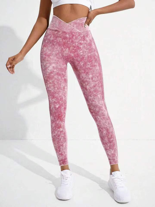 Damen Hochgeschnittene Sportleggings R&B