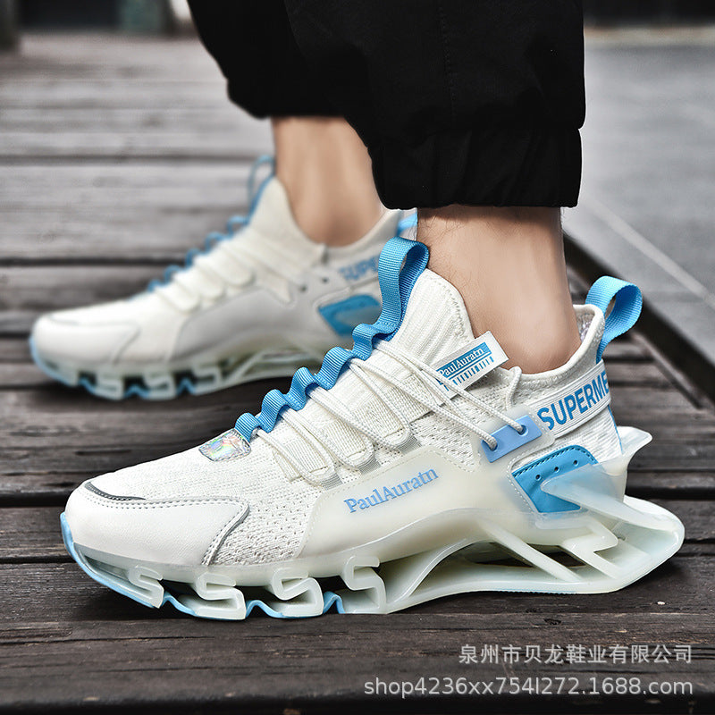 Damen Sportliche Hochleistungs-Sneaker mit atmungsaktiver Mesh-Oberfläche und rutschfester Sohle R&B