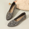 Damen Ballerinas mit elegantem Leopardenmuster und weichem Fußbett R&B