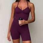 Damen Sportliches Bikini-Set mit verstellbaren Trägern und elastischem Bund R&B