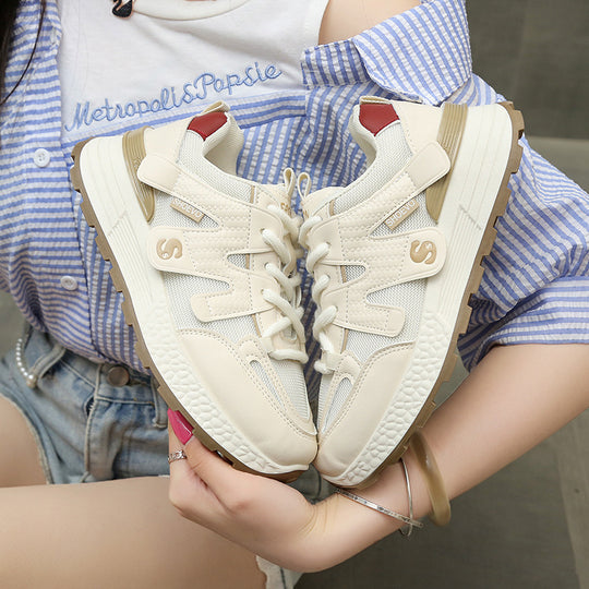 Damen Sportliche Sneakers mit atmungsaktivem Mesh-Obermaterial und komfortabler Dämpfung R&B