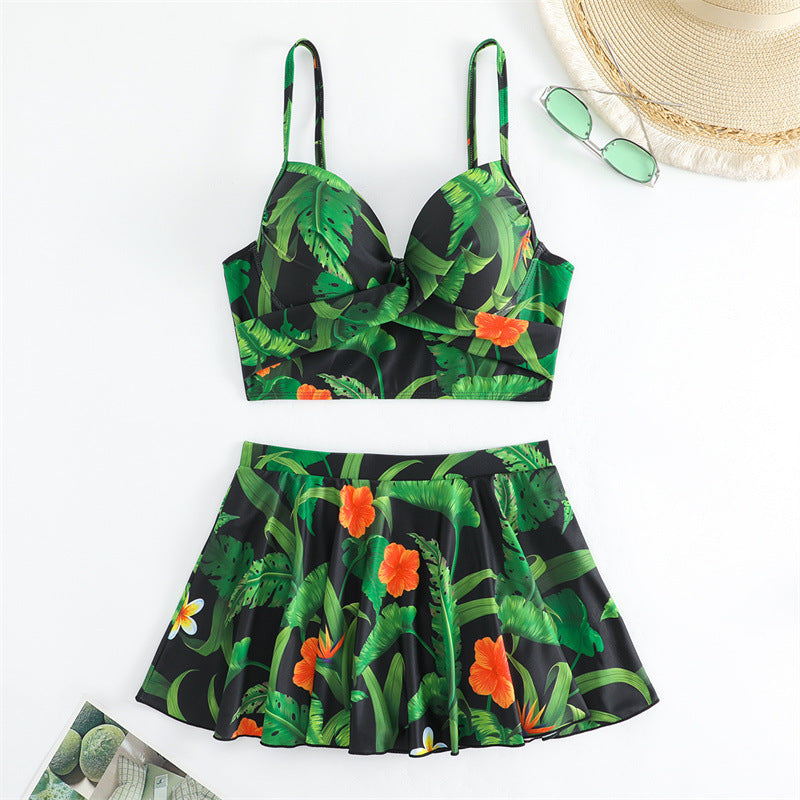 Damen Badeanzug mit floralem Design R&B