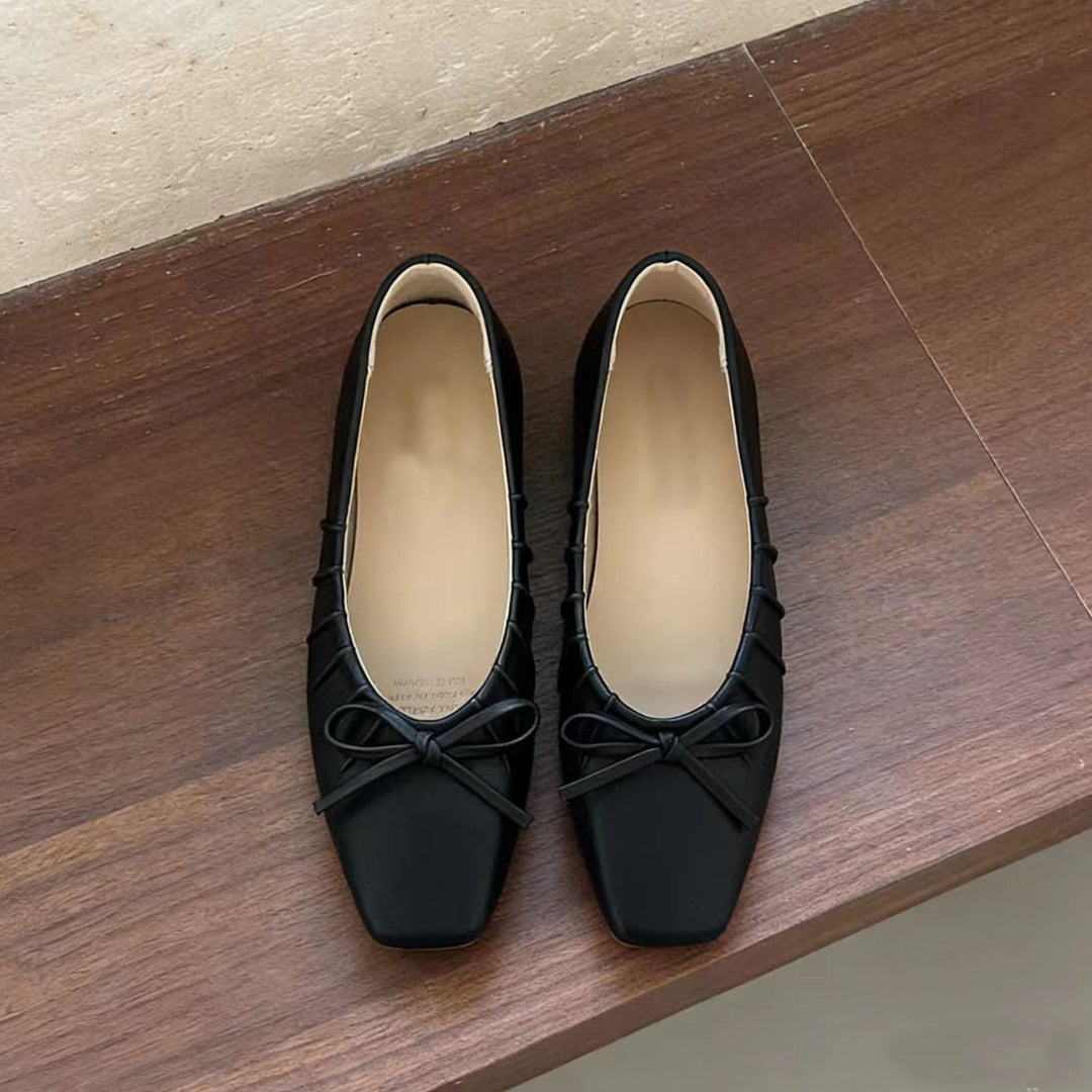 Damen Ballerinas mit zierlichem Schleifendesign und gepolsterter Innensohle R&B