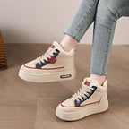 Damen High-Top Sneakers mit wärmendem Innenfutter und modischem Design R&B