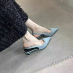 Damen Sling-Pumps mit spitzem Design und verstellbarem Riemchen R&B