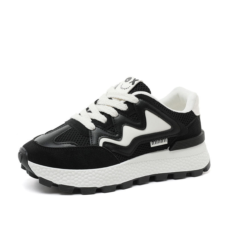 Damen Sportliche Freizeitsneaker mit atmungsaktiver Mesh-Oberfläche und dämpfender Laufsohle R&B