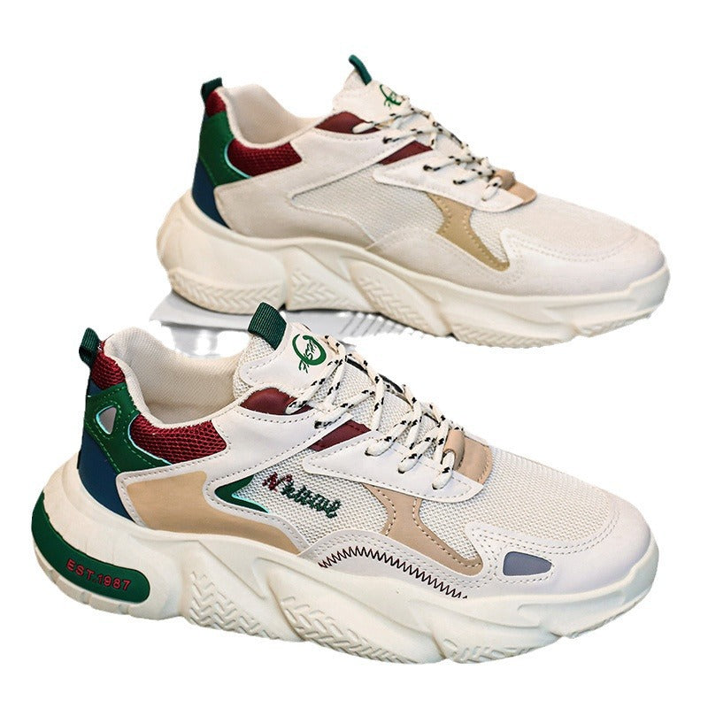 Damen Sportliche Chunky Sneakers mit atmungsaktiver Mesh-Oberfläche und dämpfender Sohle R&B