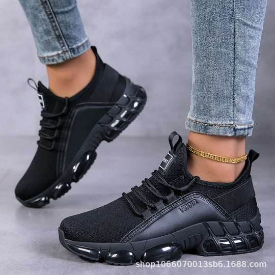 Damen Sportliche Laufschuhe mit stoßdämpfendem Obermaterial und atmungsaktiver Konstruktion R&B