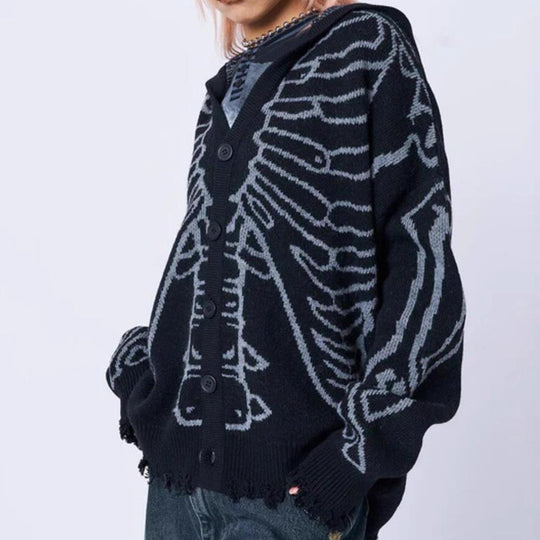 Damen Großer Kapuzenpulli mit auffälligem Grafikumhang und unkonventionellem Schnitt R&B