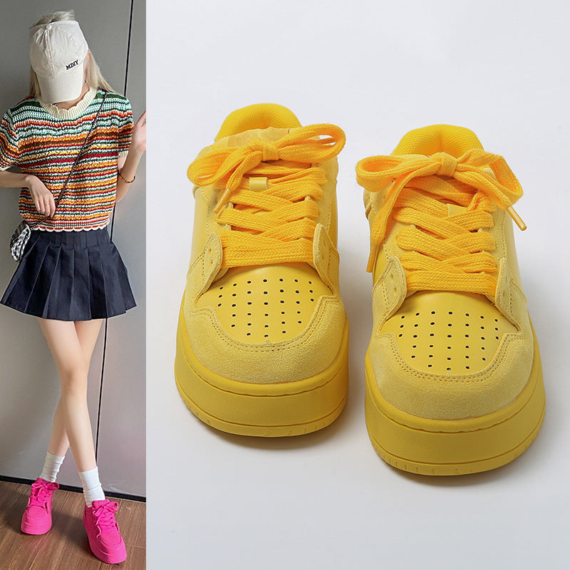 Damen Komfort-Sneaker mit breiter Sohle und atmungsaktivem Obermaterial R&B