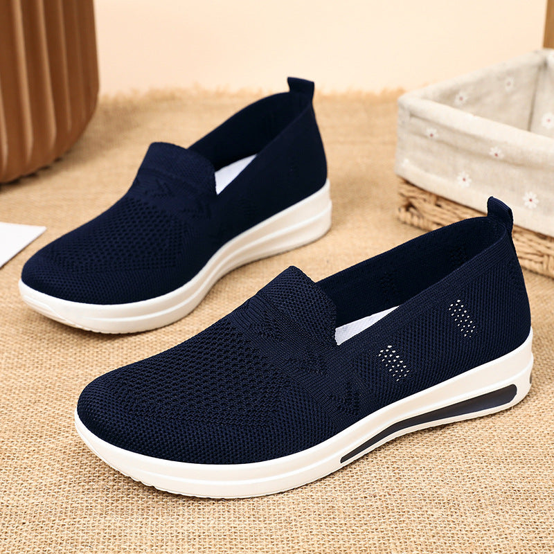 Damen Leichte Slip-On Trainingsschuhe mit atmungsaktivem Obermaterial