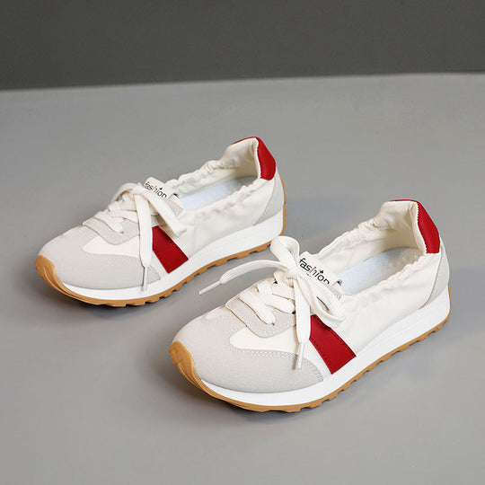 Damen Leichte und flexible Freizeitsneaker mit elastischer Einfassung R&B