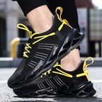 Damen Lauf-Sneaker mit atmungsaktivem Obermaterial und stoßdämpfender Sohle