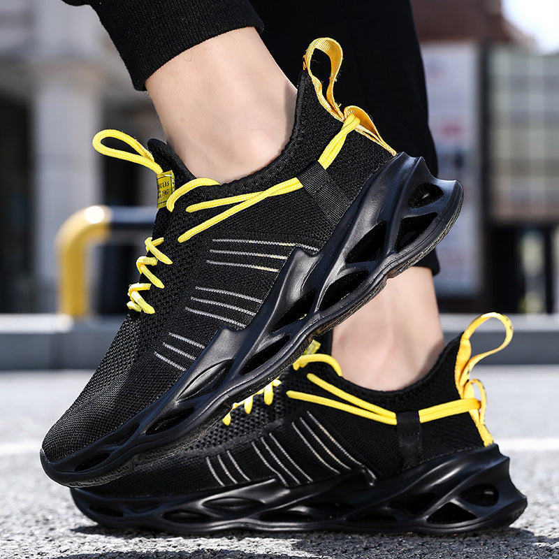 Damen Lauf-Sneaker mit atmungsaktivem Obermaterial und stoßdämpfender Sohle