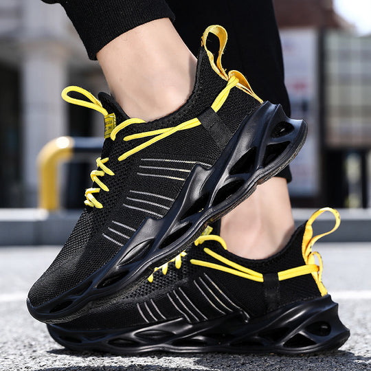 Damen Lauf-Sneaker mit atmungsaktivem Obermaterial und stoßdämpfender Sohle R&B