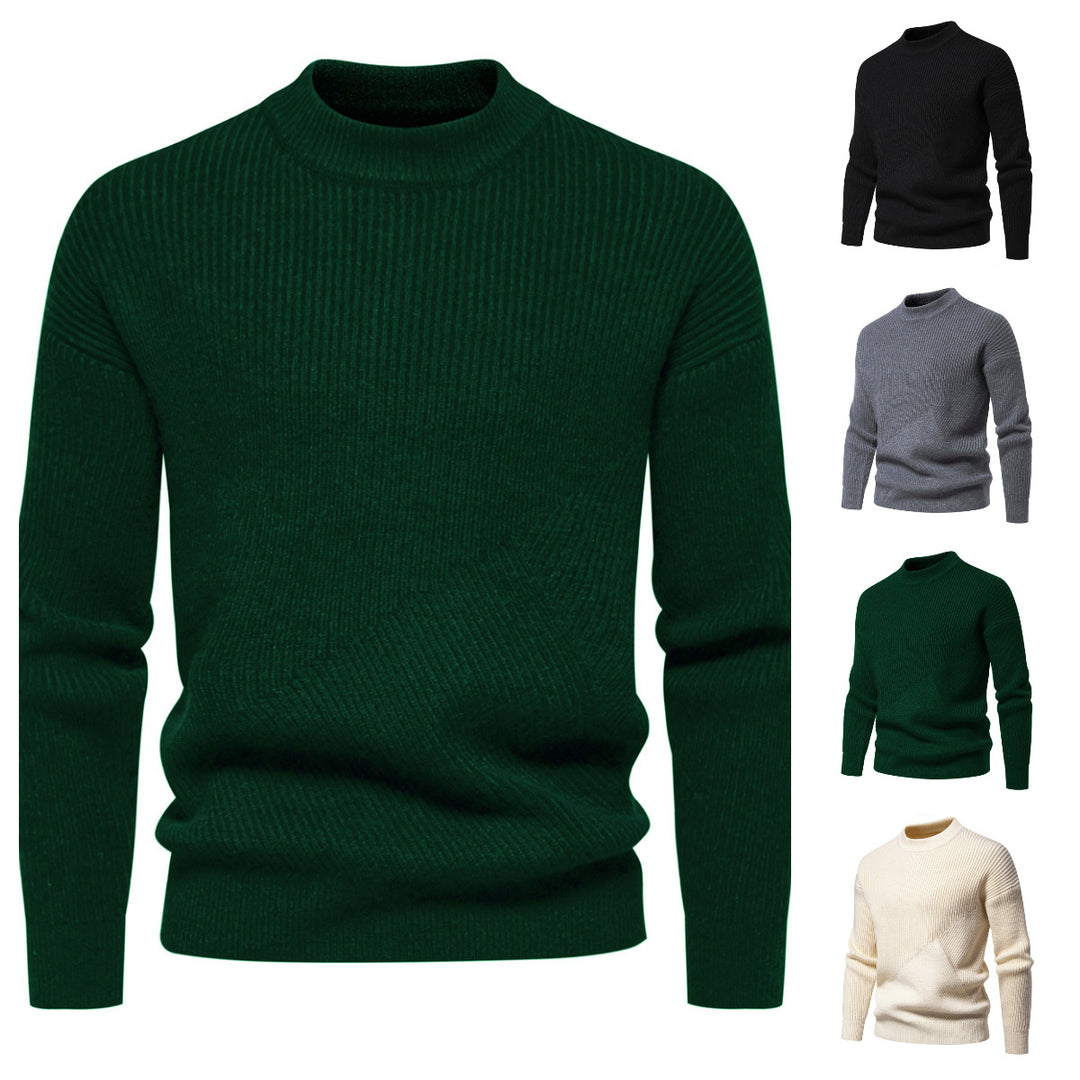 Herren Feinstrickpullover mit modernem Rippenmuster und hochwertiger Verarbeitung R&B