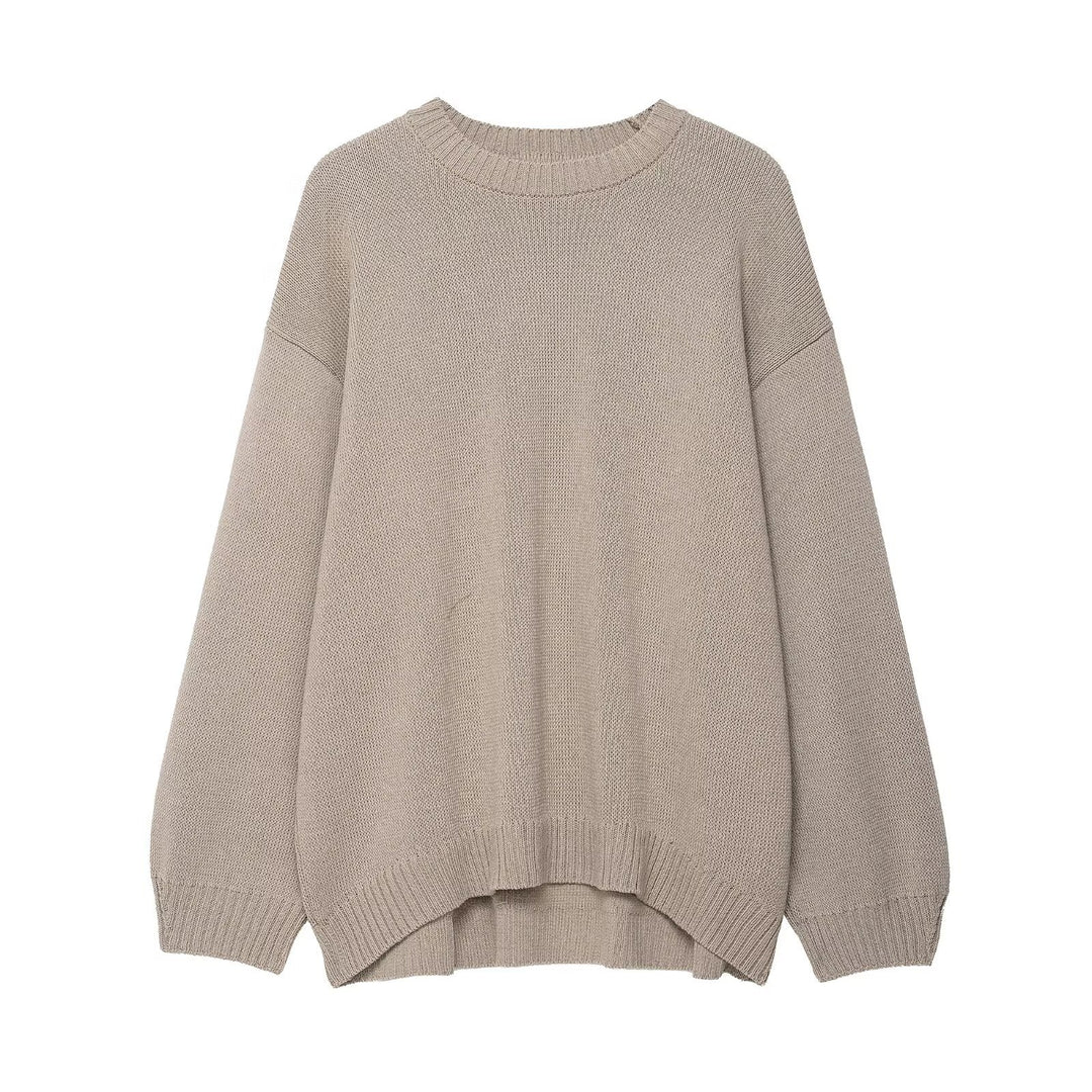 Damen lässiger Strickpullover R&B