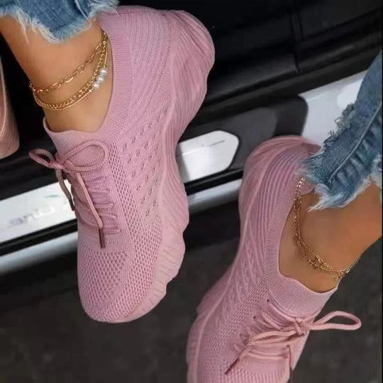 Damen Leichte atmungsaktive Sportsneakers mit flexibler Sohle R&B