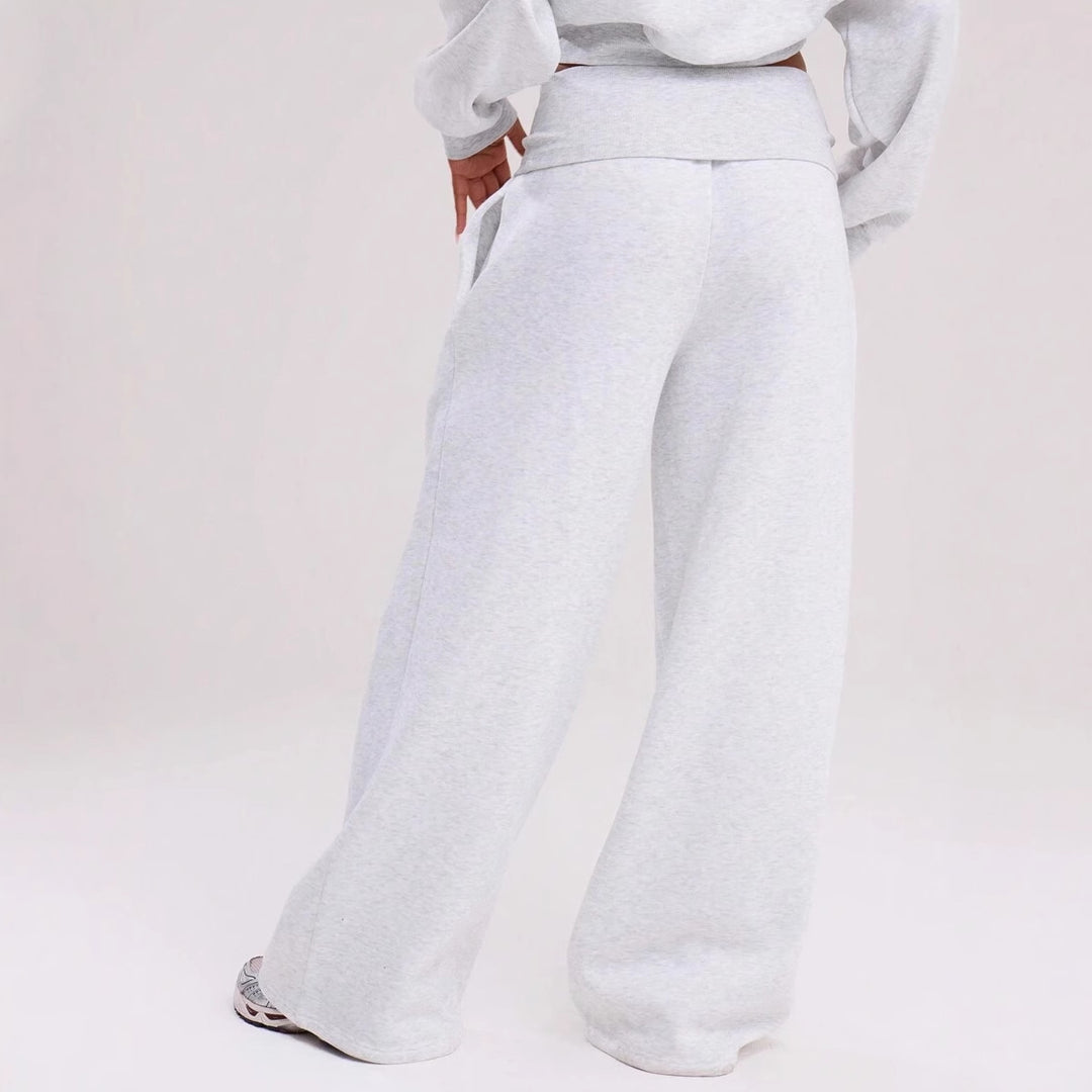Damen Lässige weit geschnittene Freizeithose R&B