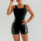 Damen Schwimmanzug mit modischem Animal-Print R&B