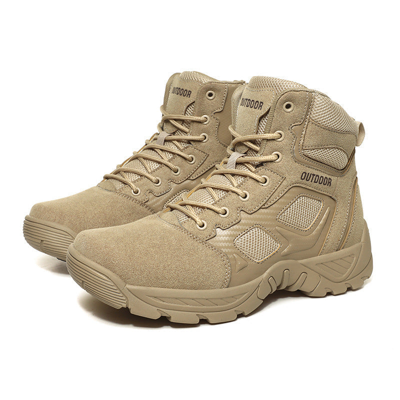 Damen Outdoor-High-Top-Stiefel mit atmungsaktivem Mesh