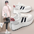 Damen Modische Plateausneaker mit atmungsaktiver Mesh-Oberfläche und stoßdämpfendem Sohlenprofil R&B